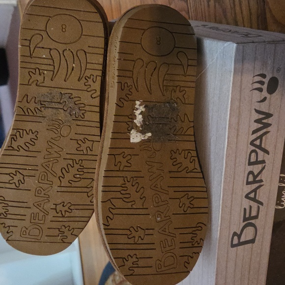 Women's (Size 8) Bearpaw Annie Hickory Mid Calf Brown Suede Sherpa Lined Boots - Picture 3 of 6